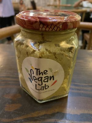 hommus  at The Vegan Lab in Dahab