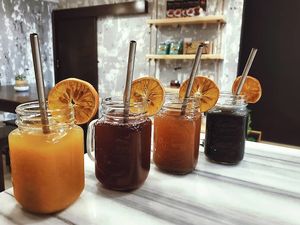 Kombucha at The Vegan Lab in Dahab