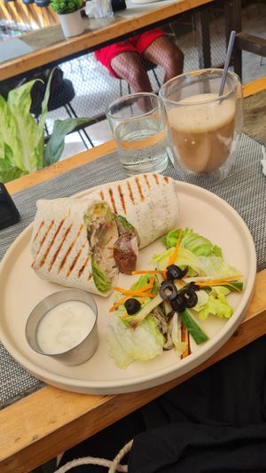 Falafel Wrap at Smooth Cafe in Moalboal