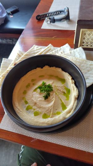 Hummus Plate at Smooth Cafe in Moalboal