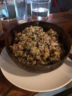 Quinoa salad at Smooth Cafe in Moalboal