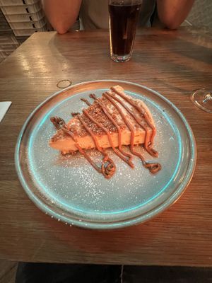 Biscoff Cheesecake  at Proove Pizza in Sheffield