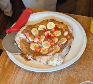 Dessert pizza at Proove Pizza in Sheffield