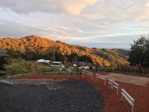 Store outside (sunset) at Cloud8 in Maizuru