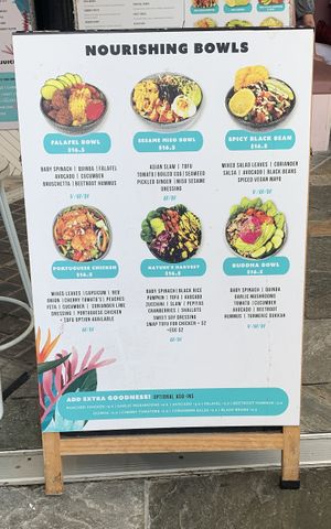 menu December 2024  at Coco Bliss in Chermside