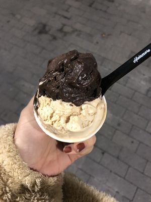 sugar free peanut and chocolate fondant  at Helamore - Munguia in Gran Canaria