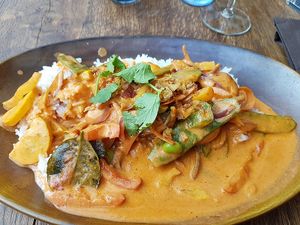 curry at La Vie in Oostende