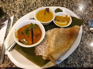 Jackfruit jaffna dosa at Kandy in Macclesfield
