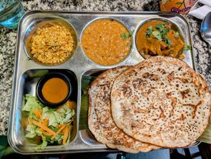 Jaffna dosa set with jackfruit curry at Kandy in Macclesfield