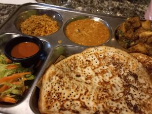 Jaffna dosa set with potato curry at Kandy in Macclesfield