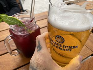 drinks at Burgerheart in Regensburg