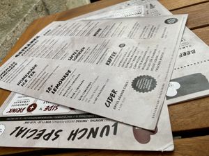 menu at Burgerheart in Regensburg