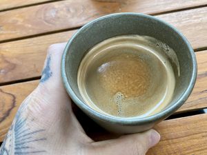 crema coffee at Burgerheart in Regensburg