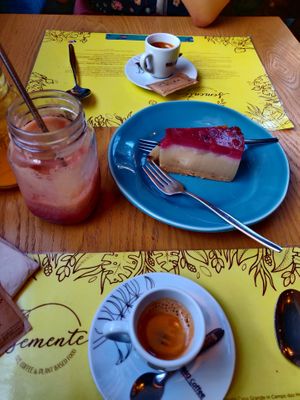 panna cootta at Semente - Art - Coffee & Plant Based Food in Braga