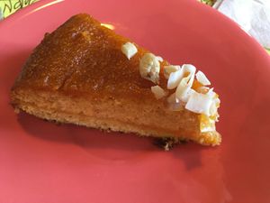 Carrot cake at Semente - Art - Coffee & Plant Based Food in Braga