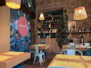 Interior  at Semente - Art - Coffee & Plant Based Food in Braga