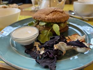 Mung Burger  at Semente - Art - Coffee & Plant Based Food in Braga