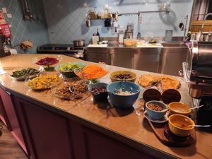 Buffet at Semente - Art - Coffee & Plant Based Food in Braga