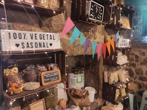 Decor at Semente - Art - Coffee & Plant Based Food in Braga