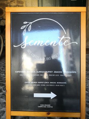 Presentation at Semente - Art - Coffee & Plant Based Food in Braga