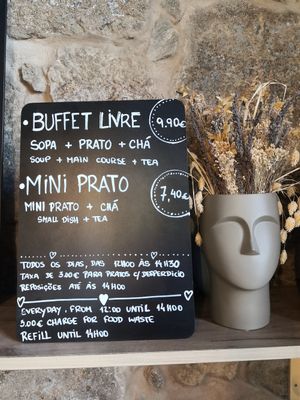 Set menu at Semente - Art - Coffee & Plant Based Food in Braga