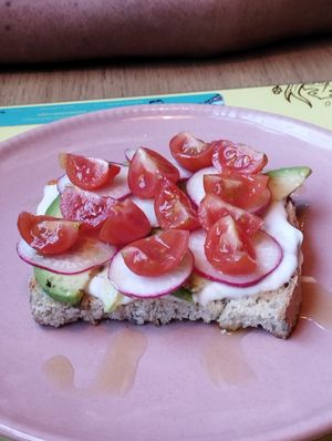 Toastie at Semente - Art - Coffee & Plant Based Food in Braga