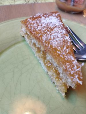 Carrot cake at Semente - Art - Coffee & Plant Based Food in Braga