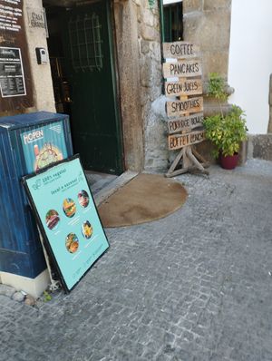 Outside at Semente - Art - Coffee & Plant Based Food in Braga