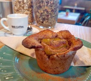 In the morning a Nata and a coffee please! at Semente - Art - Coffee & Plant Based Food in Braga