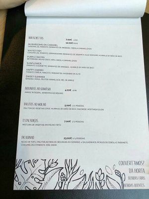 Carta at Semente - Art - Coffee & Plant Based Food in Braga