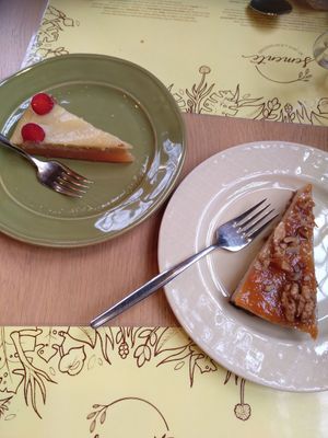 Delicious cakes at Semente - Art - Coffee & Plant Based Food in Braga