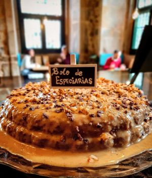 Nut Cake at Semente - Art - Coffee & Plant Based Food in Braga