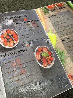 Delicious menu! at Travel Yoga Cafe in New Delhi