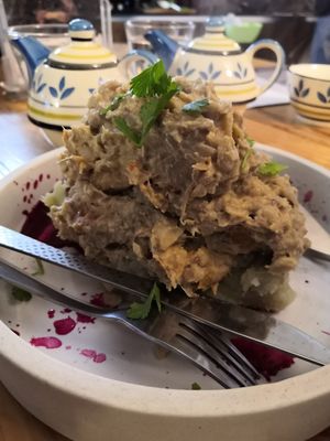 Jackfruit Curry unreal at Travel Yoga Cafe in New Delhi