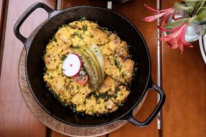 German Farmer’s Breakfast “Bauernfrühstück” BRUNCH!  at Hinterhof in Los Angeles