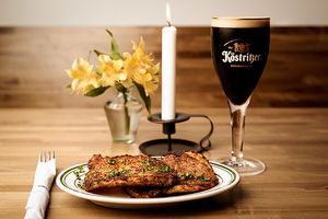 Vegan Potato Pancakes,  at Hinterhof in Los Angeles