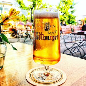 Bitburger Pilsner at Hinterhof  at Hinterhof in Los Angeles