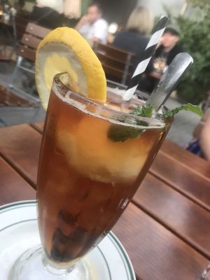 Lemon tea at Hinterhof in Los Angeles