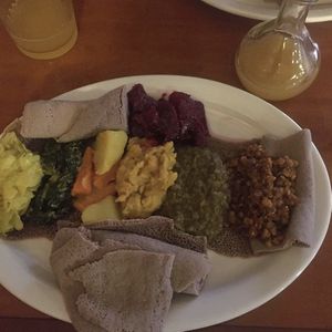 Veg combo.  at Nile Ethiopian Restaurant in Jacksonville