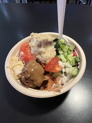 My large falafel bowl  at Amsterdam Falafelshop in Miami