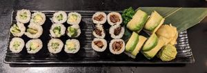 Vegan Sushi plate at Kai Sushi - Schiffbau in Zurich