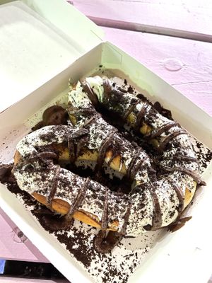 Oreo and Nutella pretzel 🥨   at Pretzel in Northbridge