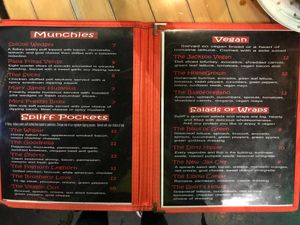 Spliff’s Menu at Spliff's Gastropub in Jacksonville