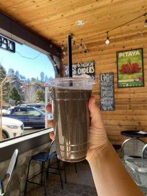   at Frusion Juice and Coffee Bar in Big Bear Lake