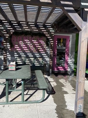 Outside of shop  at Dank Donuts in Big Bear Lake