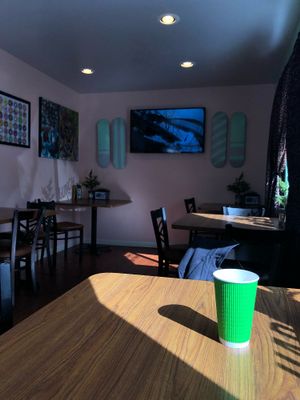 Nice hang out spot at Dank Donuts in Big Bear Lake