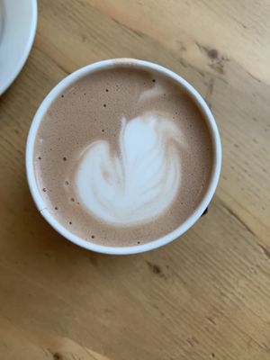 Hot chocolate at Mighty-O Donuts - Downtown in Seattle