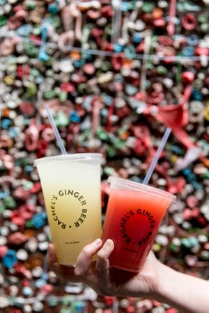 cups to-go 1 at Rachel's Ginger Beer in Seattle