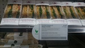 Vegan options at LHR - Pret A Manger - T3 Landside in West London