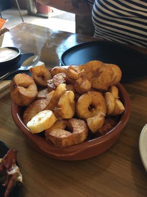 Yuca chips at TweeSwips in Mallorca